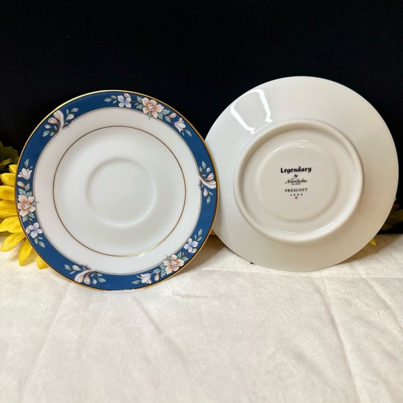 2 Vintage “Legendary” By Noritake PRESCOTT 3880 Saucer Plates 6” - Picture 5 of 10